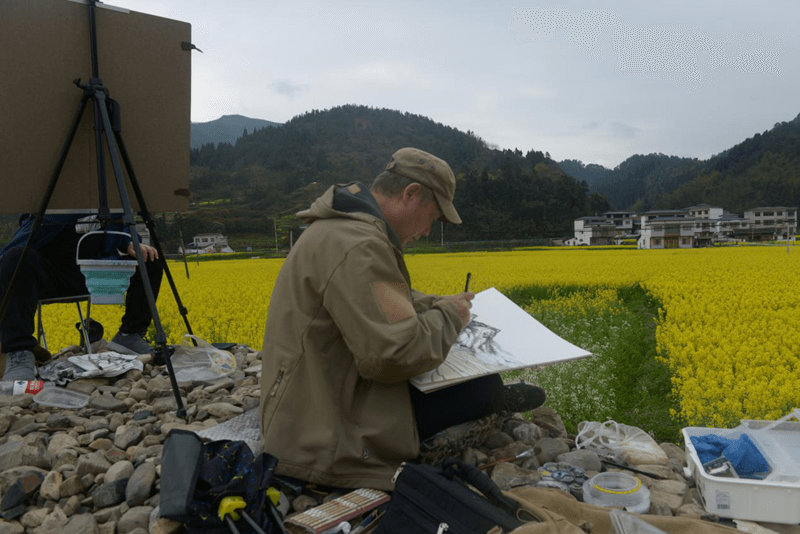 碧江区文化馆助力第五届金色瓦屋 油菜花观光月开幕式